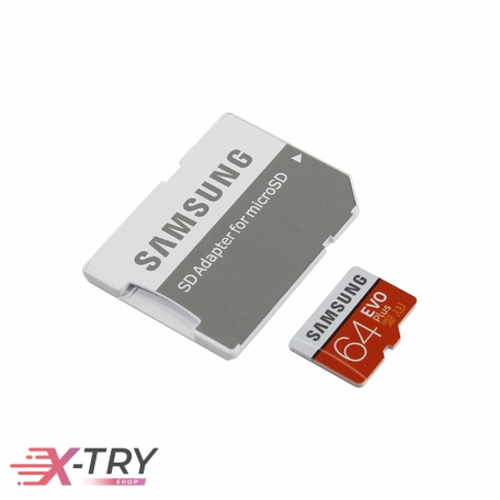 Карта памяти microSD SAMSUNG ULTRA 64GB 10 класс (MSDK64)